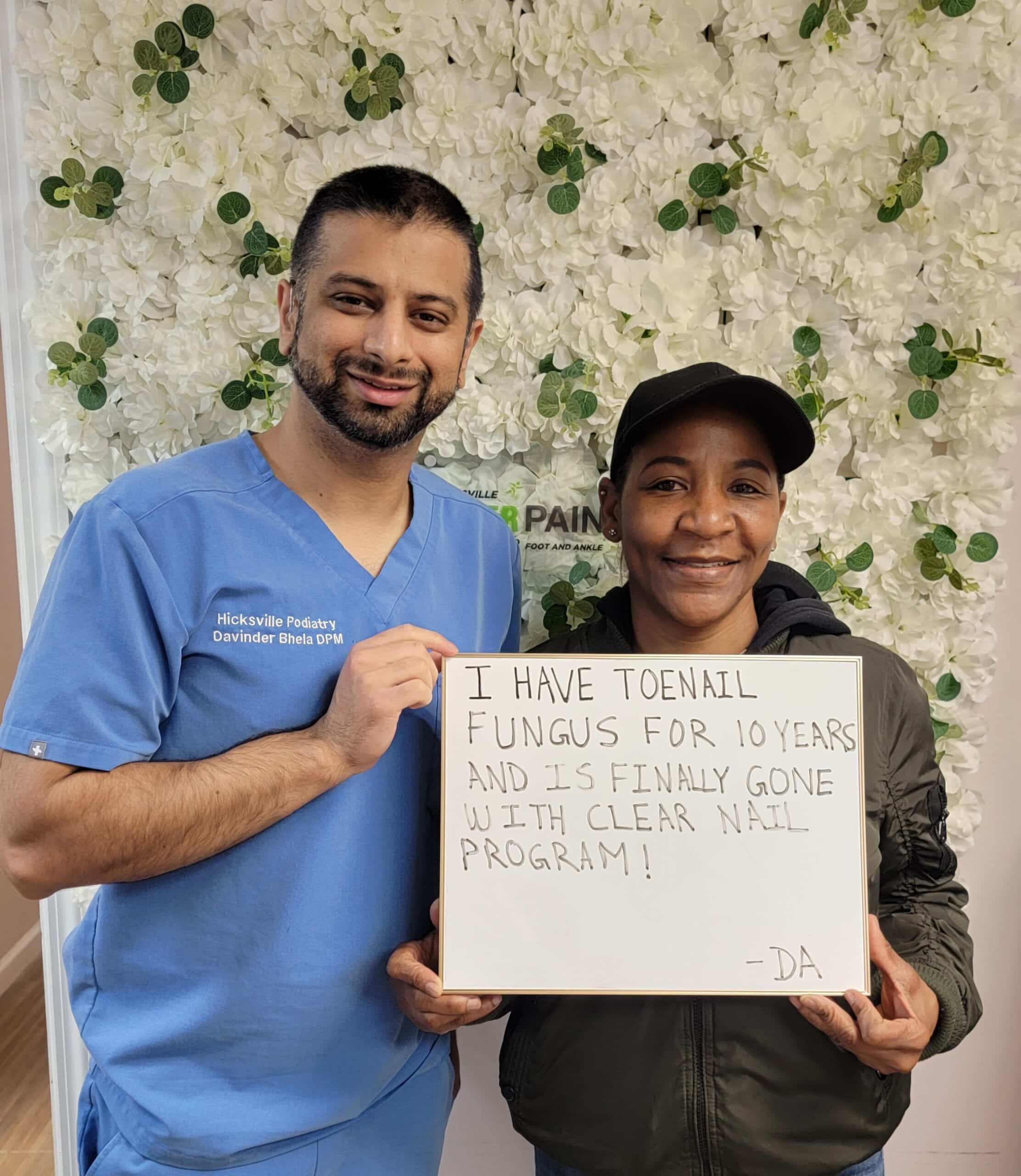 Toenail Fungus - Clear Nail Program Happy Patient